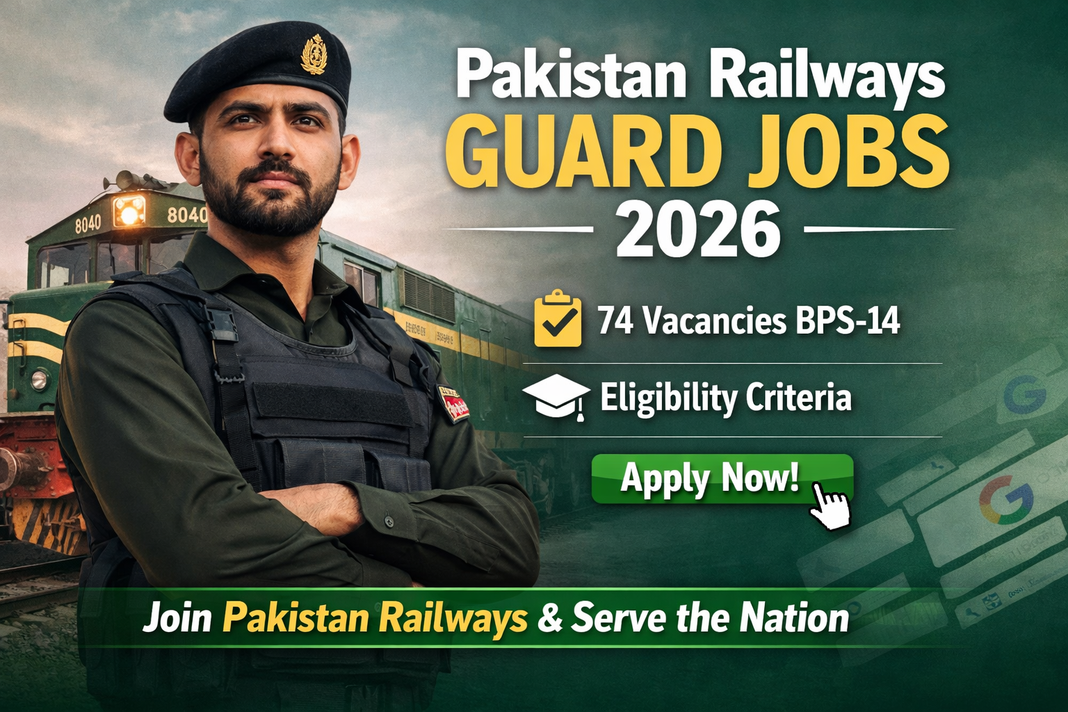 Pakistan Railways Guard Jobs 2026
