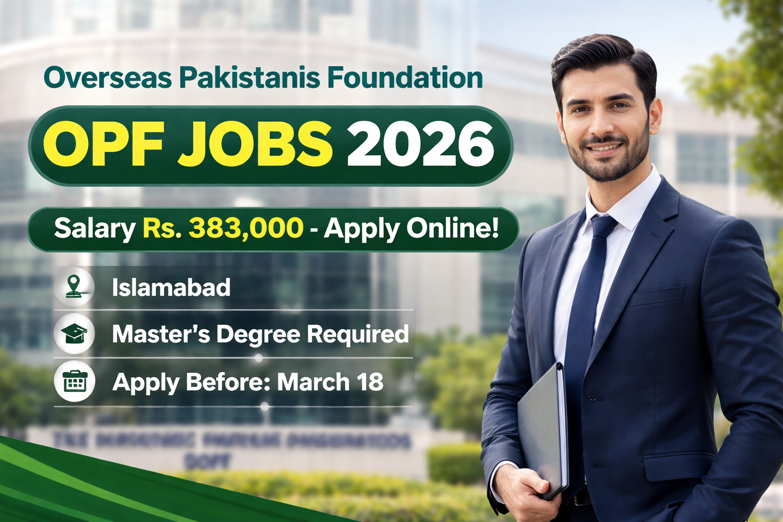 Overseas Pakistanis Foundation OPF Jobs 2026