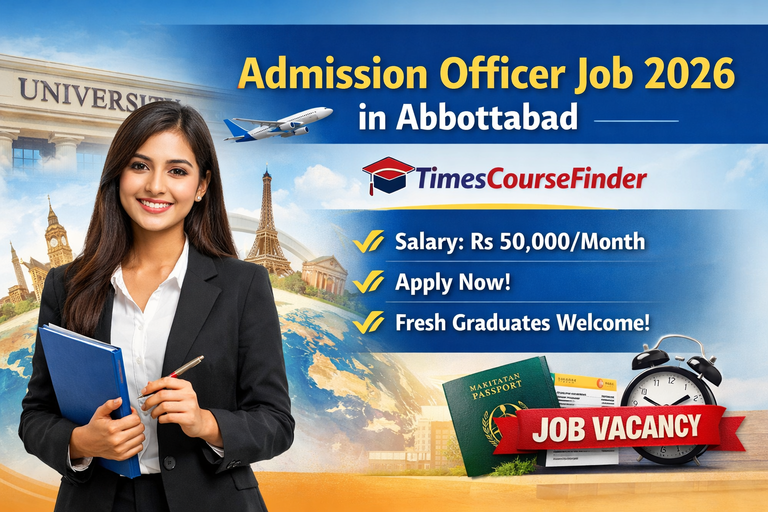 Admission Officer Job in Abbottabad 2026