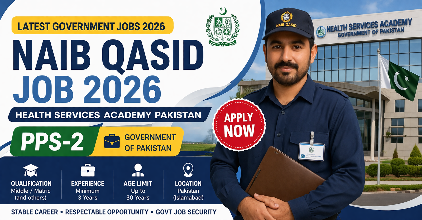 Naib Qasid Job 2026
